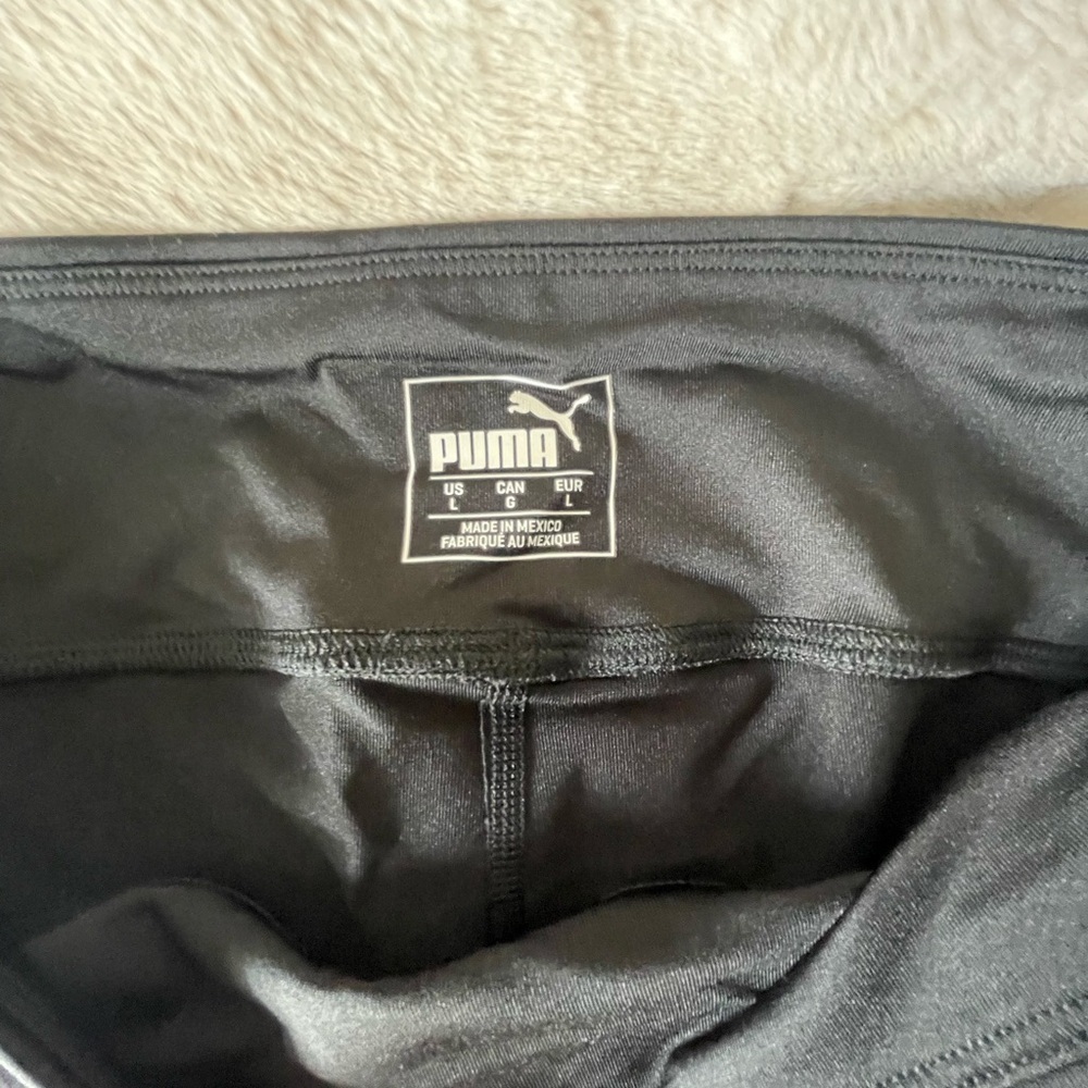 PUMA Women's Charcoal Athletic Shorts - Picture 3 of 4